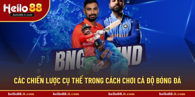 Các chiến lược cụ thể trong cách chơi cá độ bóng đá