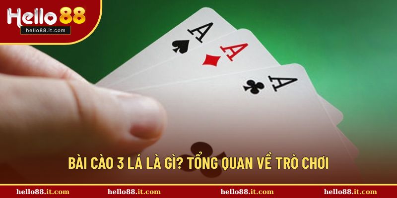 Tổng quan giới thiệu về bài cào 3 lá