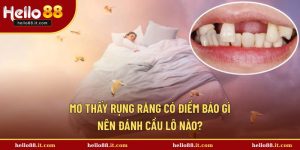 Mơ Thấy Rụng Răng Có Điềm Báo Gì| Nên Đánh Cầu Lô Nào?