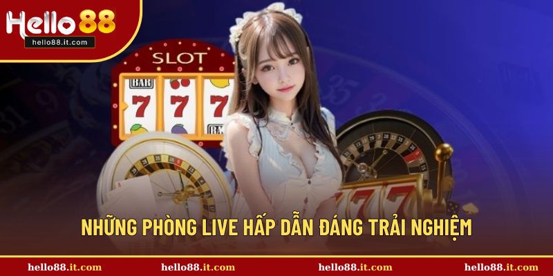 Những phòng live hấp dẫn đáng trải nghiệm