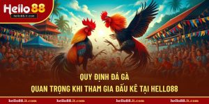 Quy Định Đá Gà Quan Trọng Khi Tham Gia Đấu Kê Tại Hello88