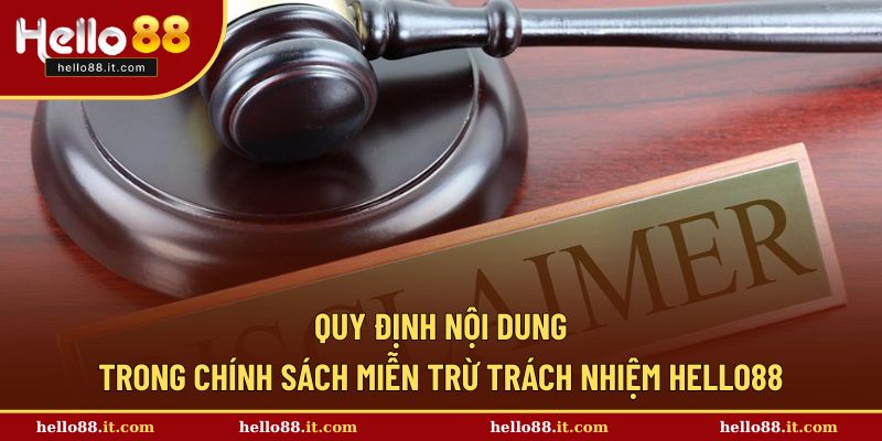 Quy định nội dung đầy đủ trong miễn trừ dịch vụ tại đây 
