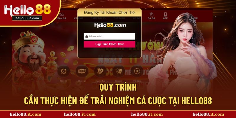 Quy trình thao tác đặt cược Hello88 được hướng dẫn chi tiết